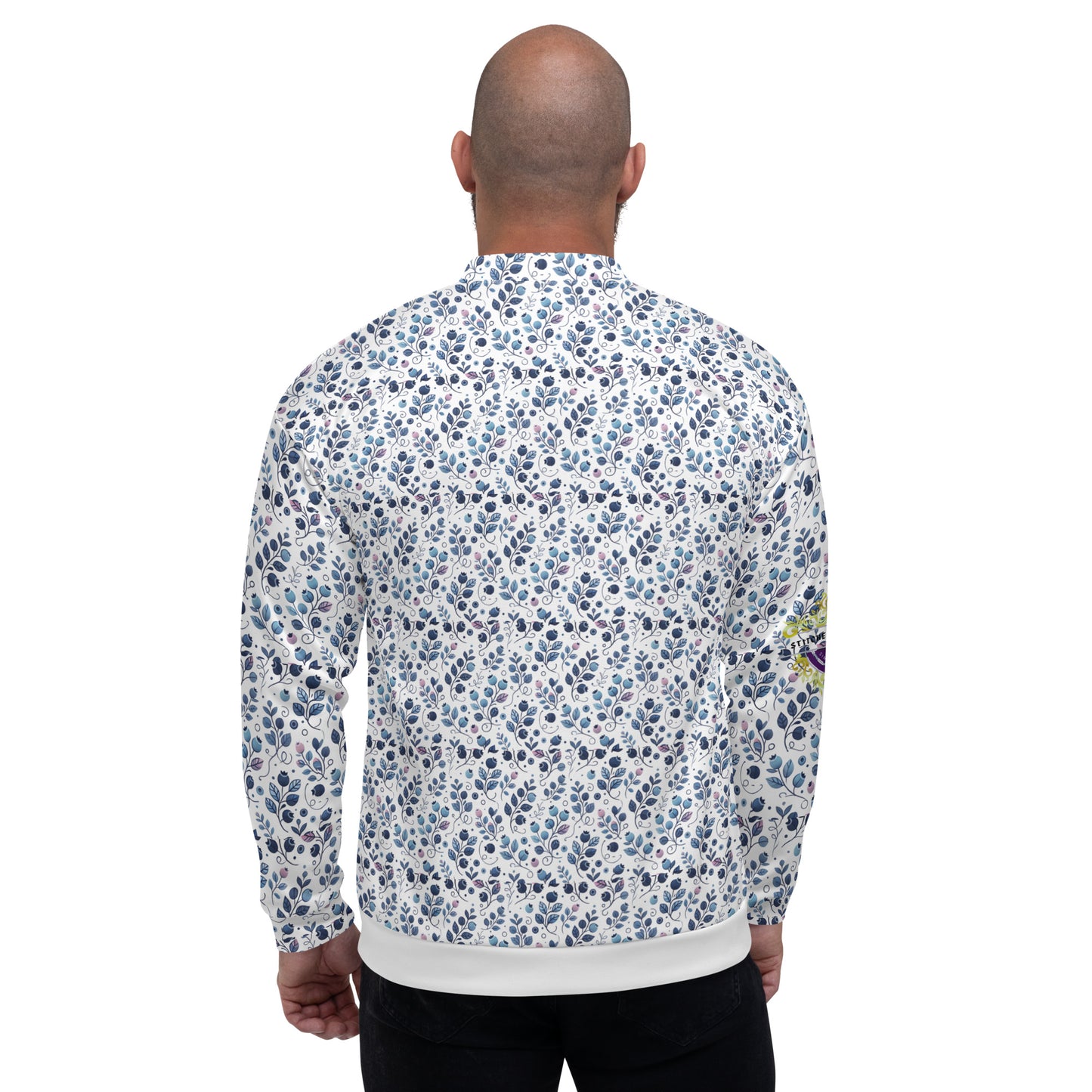 Frosted Flora Bomber Jacket