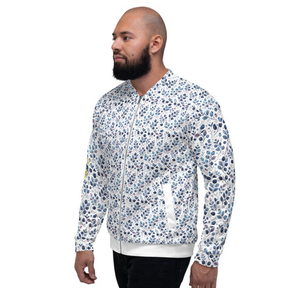 Frosted Flora Bomber Jacket