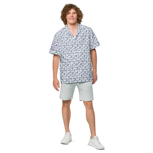 Blueberry Breeze Button-Up