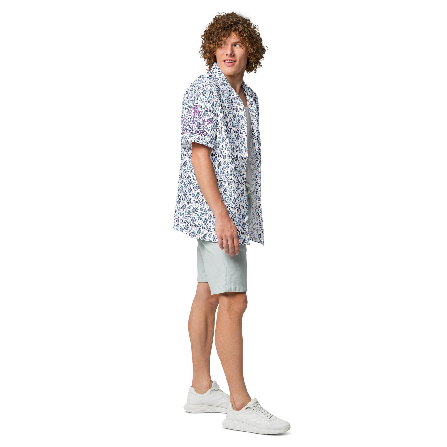 Blueberry Breeze Button-Up