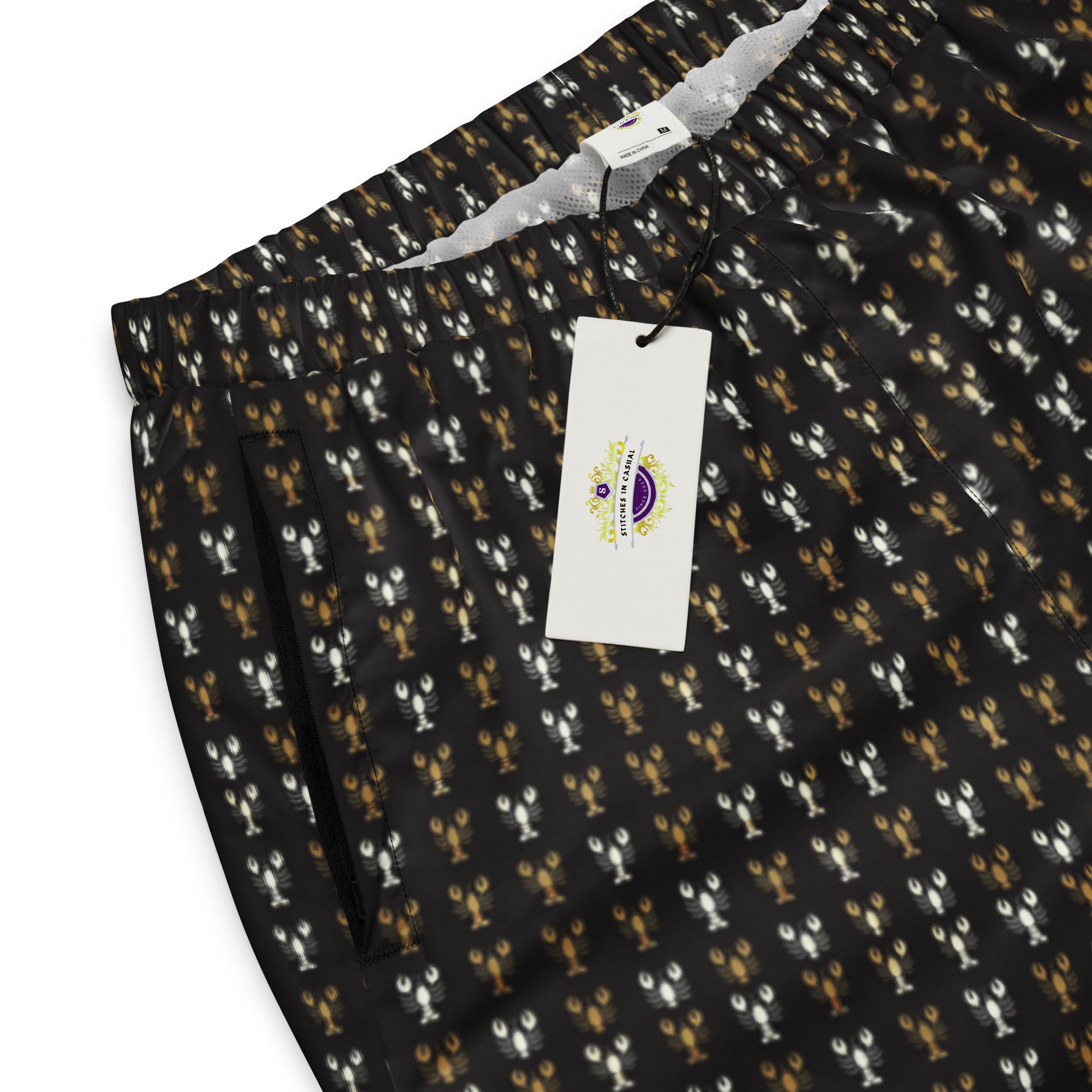 Luxe Lobster in Black - Recycled Fabric